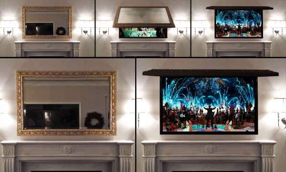 Hide Flat Screen Tv Frame Tv Solutions With Art Or Mirror